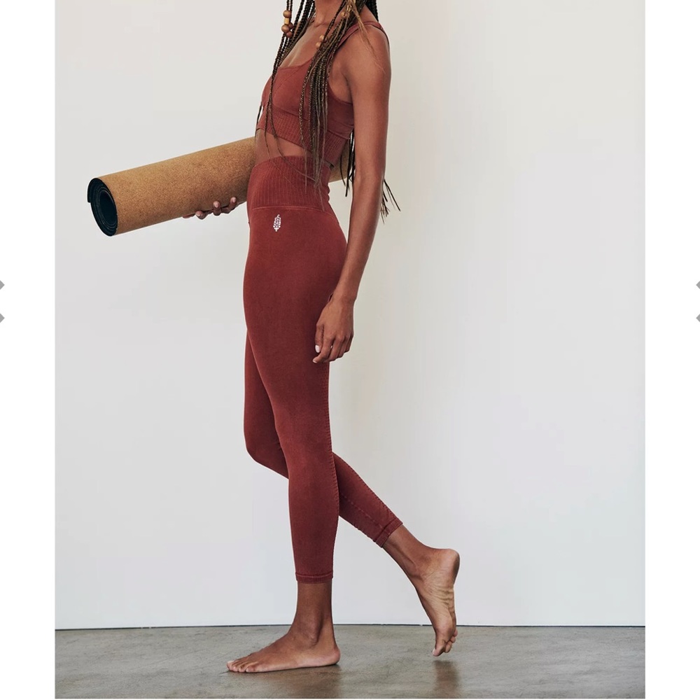 FP Movement by Free People Women's High-Rise 7/8 Length Good Karma Leggings